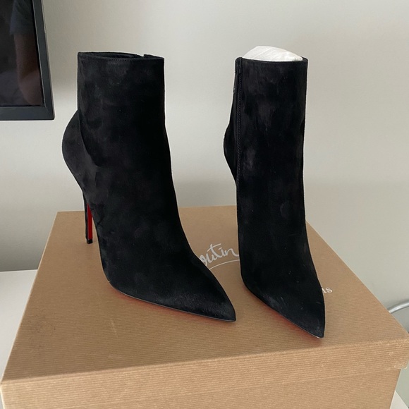 Louboutin So kate suede black booties - Picture 5 of 10